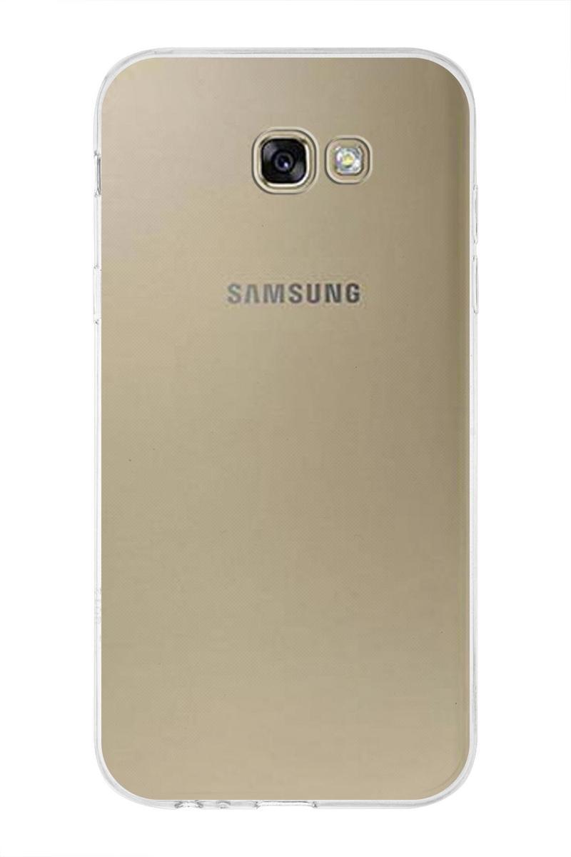 KZY İletişim Samsung Galaxy A7 (2017) Kapak 1mm Şeffaf Silikon Kılıf
