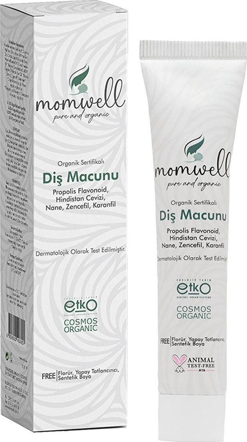 Momvell Organik Diş Macunu 75 ml