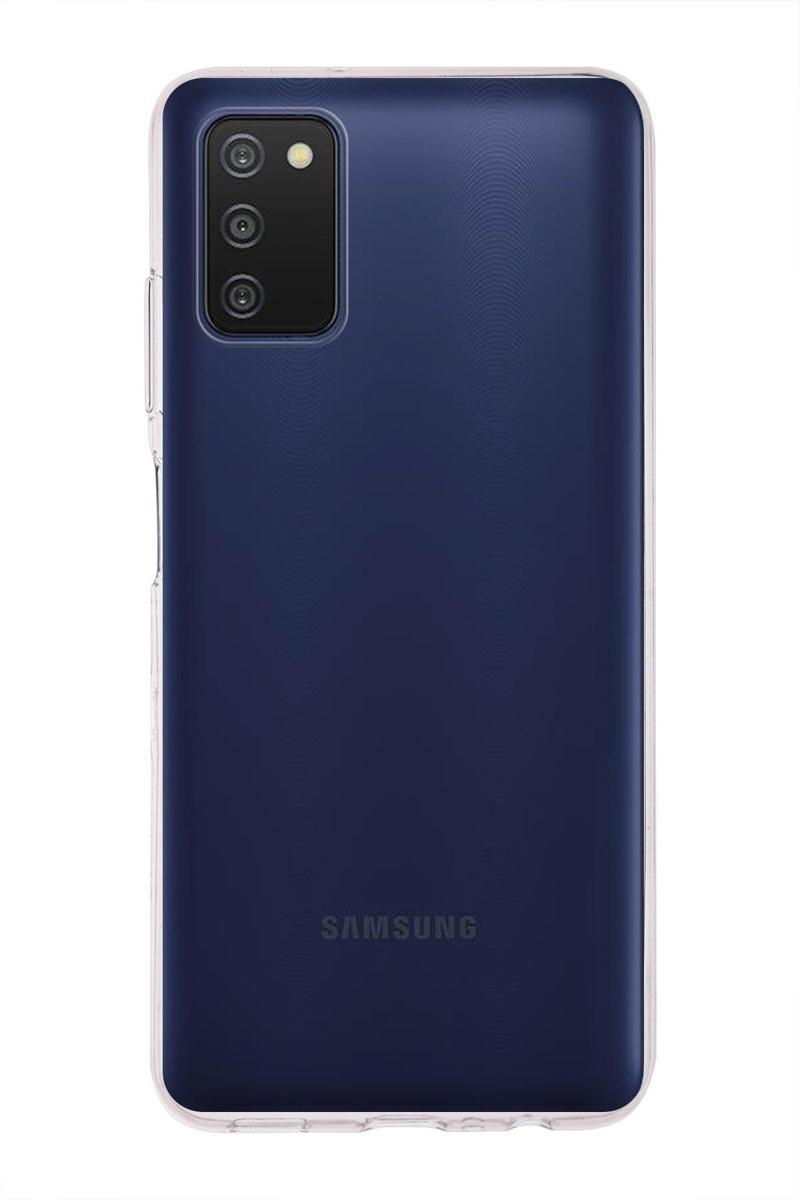 Kılıfmania Samsung Galaxy A03s Kapak 1mm Şeffaf Silikon Kılıf