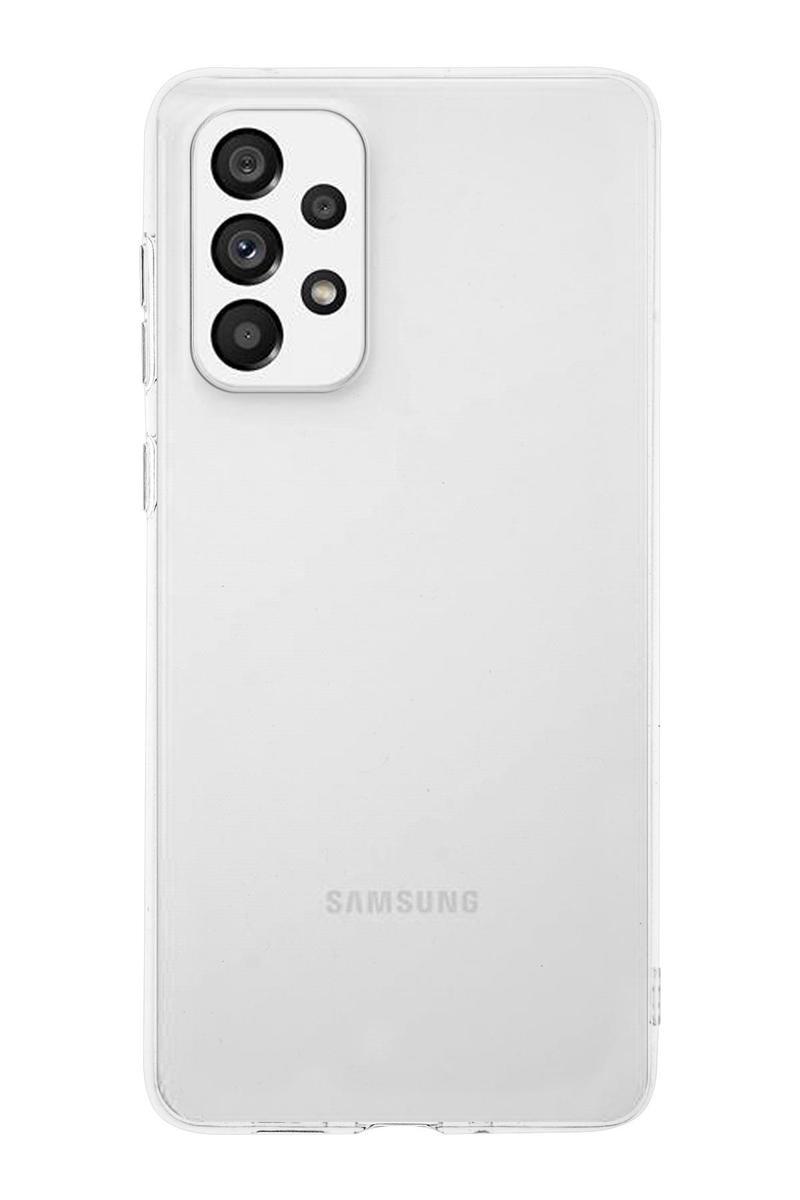 Kılıfmania Samsung Galaxy A73 Kapak 1mm Şeffaf Silikon Kılıf