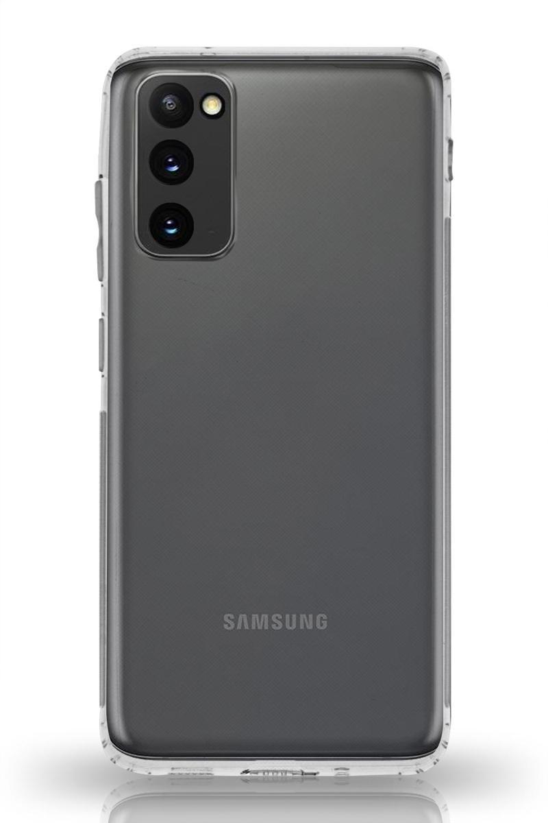 Kılıfmania Samsung Galaxy S20 FE Tıpalı Kamera Korumalı Şeffaf Premier Kılıf