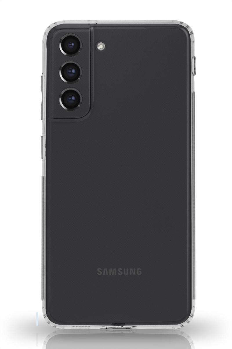 Kılıfmania Samsung Galaxy S21 FE Tıpalı Kamera Korumalı Şeffaf Premier Kılıf