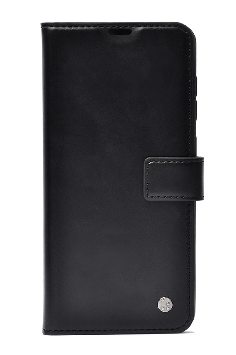 KZY İletişim Samsung Galaxy A02S Deri Deluxe Kapaklı Cüzdanlı Kılıf - Siyah