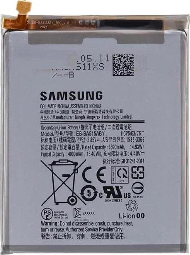 Samsung Galaxy A51 - SM-A515 Batarya Pil Sıfır Orijinal