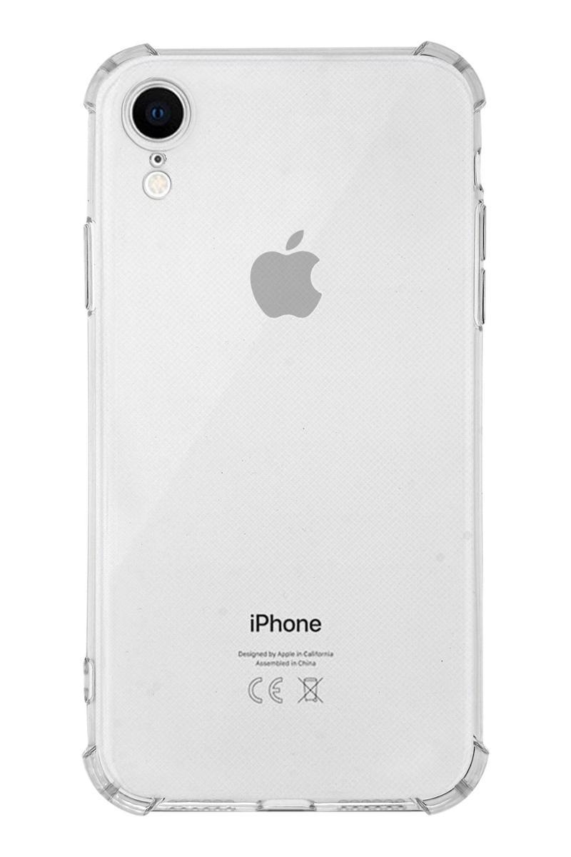 KZY İletişim Apple iPhone XR Kapak Köşe Korumalı Airbag Antishock Silikon Kılıf