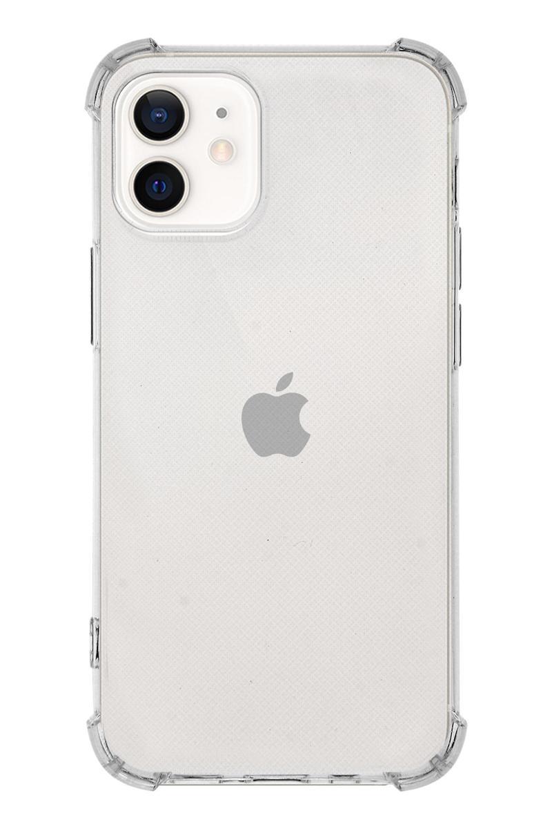 KZY İletişim Apple iPhone 12 Mini Kapak Köşe Korumalı Airbag Antishock Silikon Kılıf