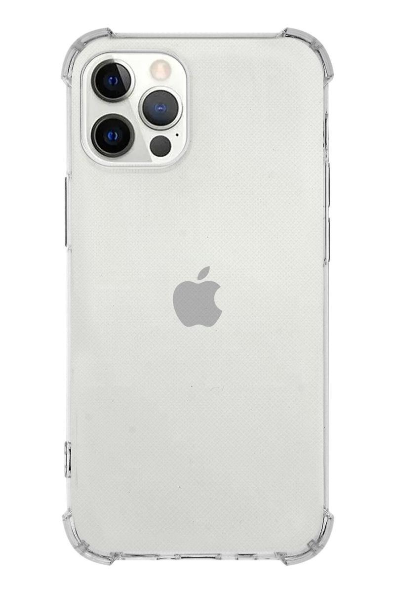 KZY İletişim Apple iPhone 12 Pro Max Kapak Köşe Korumalı Airbag Antishock Silikon Kılıf