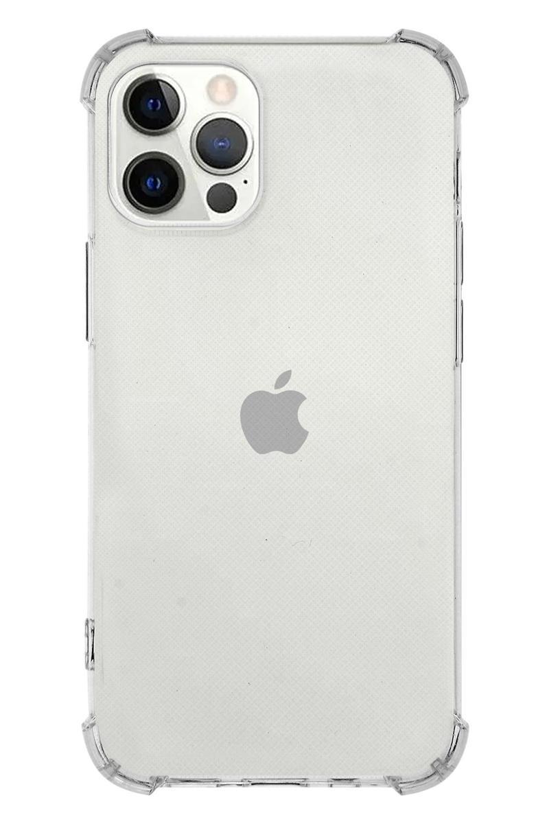 Kılıfmania Apple iPhone 12 Pro Kapak Köşe Korumalı Airbag Antishock Silikon Kılıf