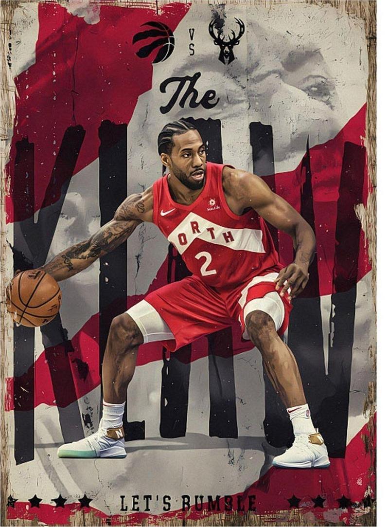 The Klaw Nba Tasarım Mdf Tablo 35 cm x 50 cm
