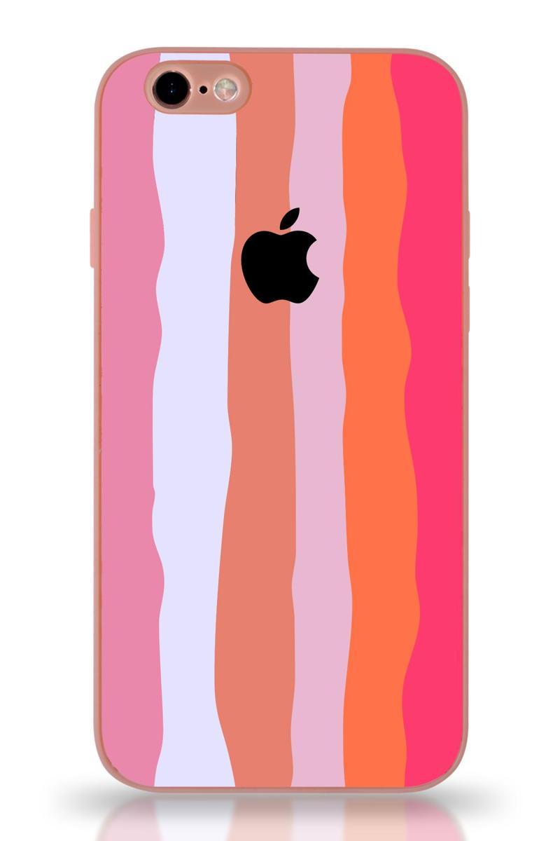 Kılıfmania Apple iPhone 6 Uyumlu Kamera Korumalı Cam Kapak - Pudra