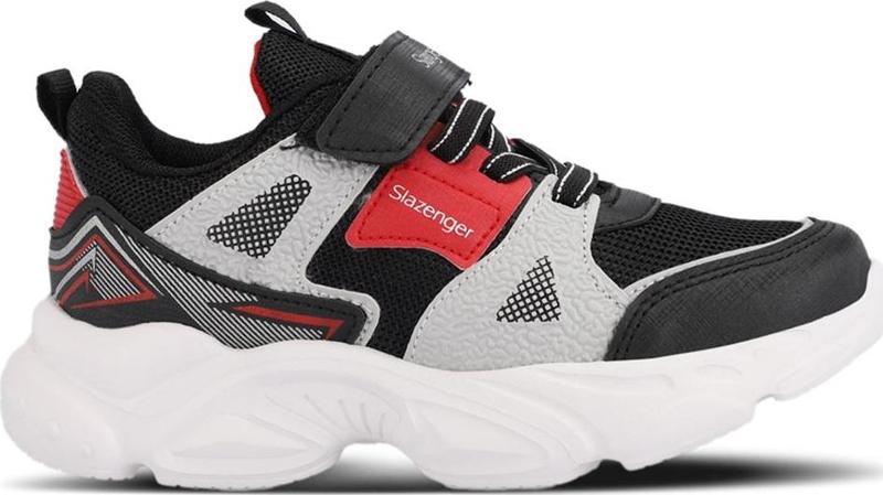 NELSON Unisex Çocuk Sneaker Ayakkabı Siyah / Kırmızı