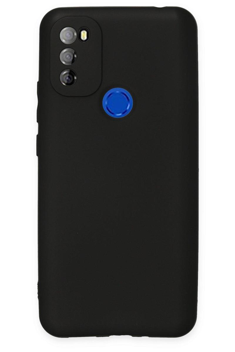 KZY İletişim Reeder P13 Blue Max Pro 256GB ile Uyumlu Kapak Kamera Korumalı Mat Siyah Yumuşak Silikon Kılıf