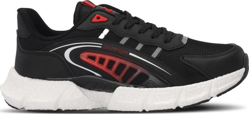 ZIPLINE Erkek Sneaker Ayakkabı Siyah / Kırmızı