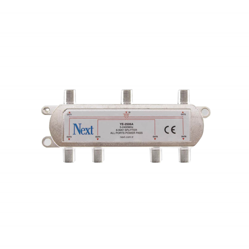 YE-2506A Splitter 6 Çıkışlı Uydu Bölücü