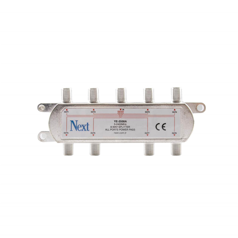 YE-2508A Splitter 8 Çıkışlı Uydu Bölücü