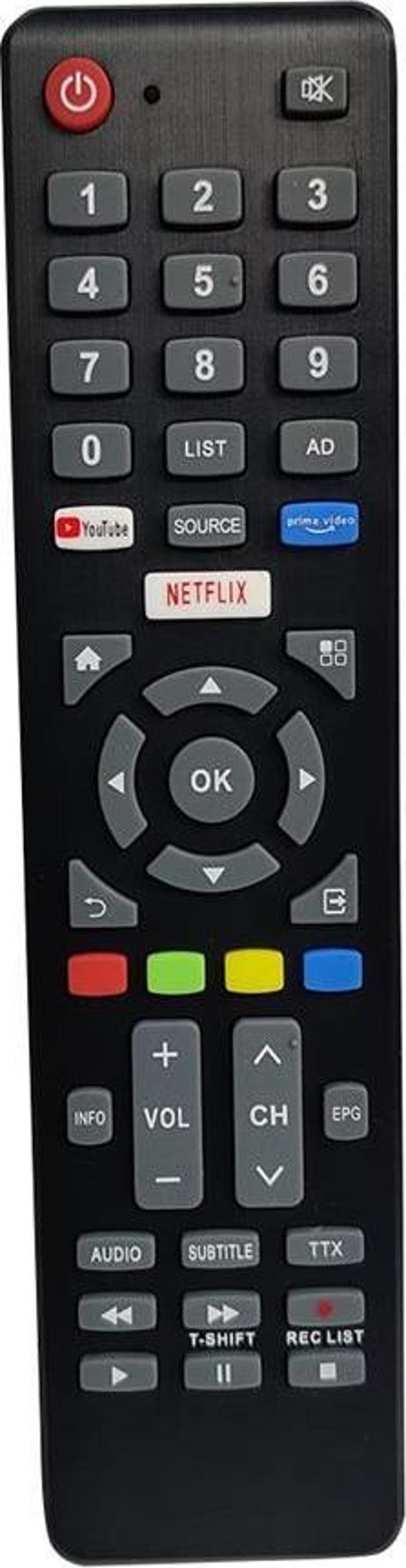 Next-Botech- Dijitsu Lcd Tvlere Uyumlu Netflix Yuotube Prime Tuşlu Kumanda 4545