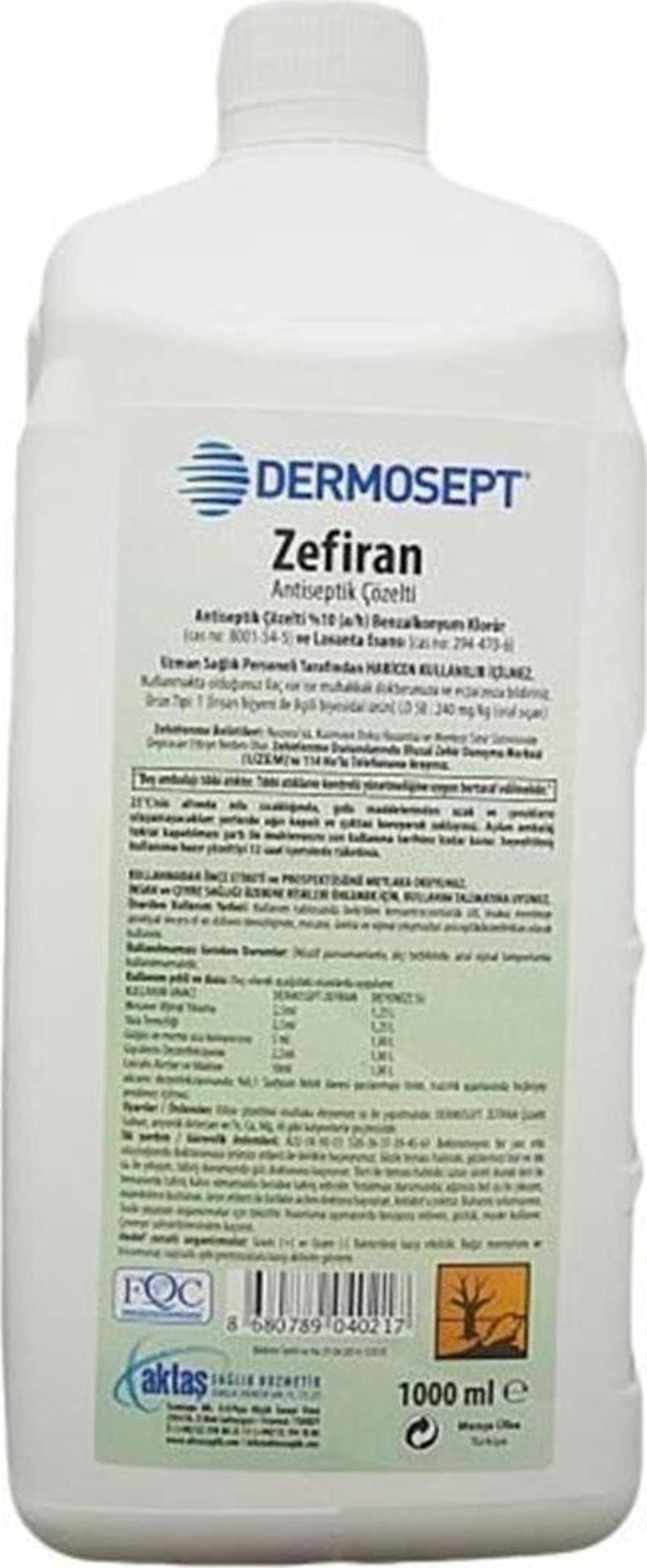 Zefiran Çözelti 1000 Ml