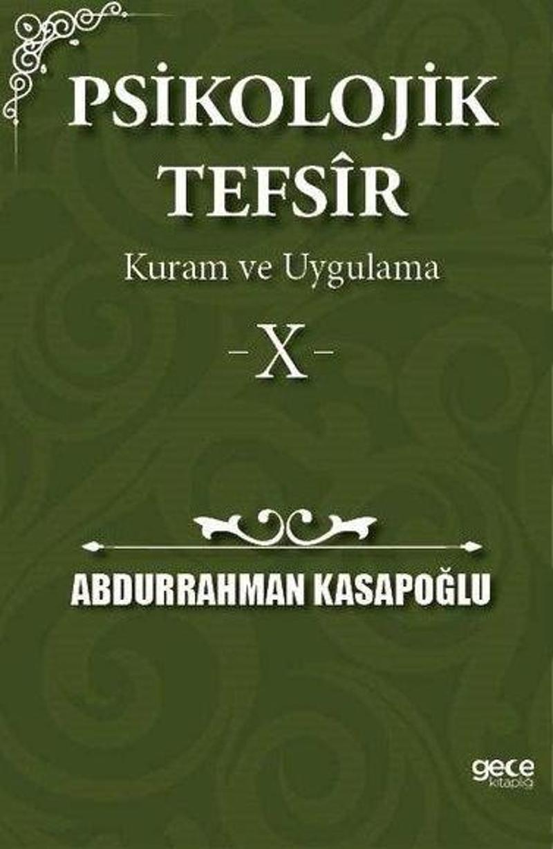 Psikolojik Tefsir Kuram ve Uygulama 10