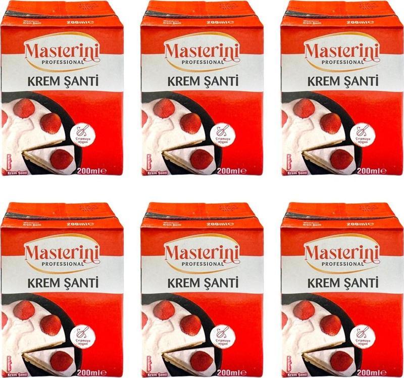 MASTERİNİ Krem Şanti 200 ml x 6 Adet