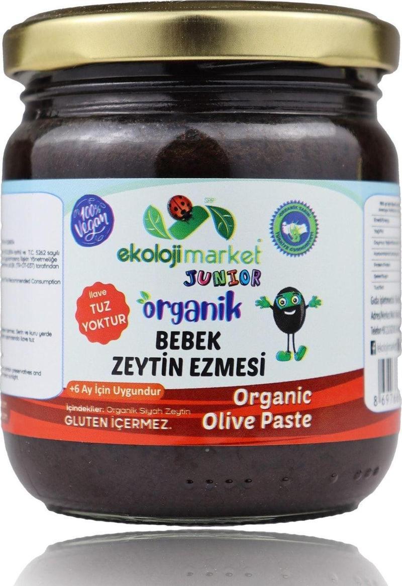 Organik Bebek Zeytin Ezmesi Ilave Tuz Içermez 210 Gr (Gluten Free)