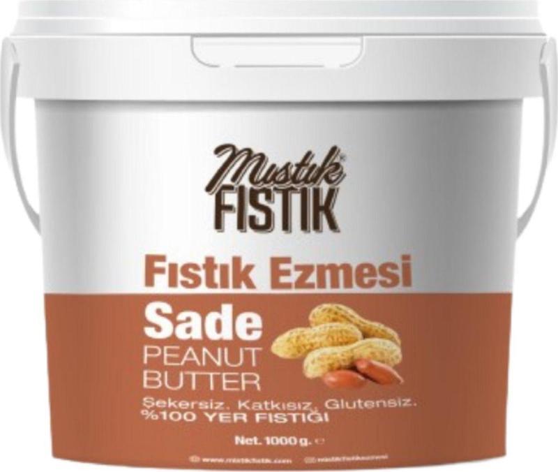 1 Kg %100 Saf Fıstık Ezmesi (Şekersiz - Katkısız - Glutensız)