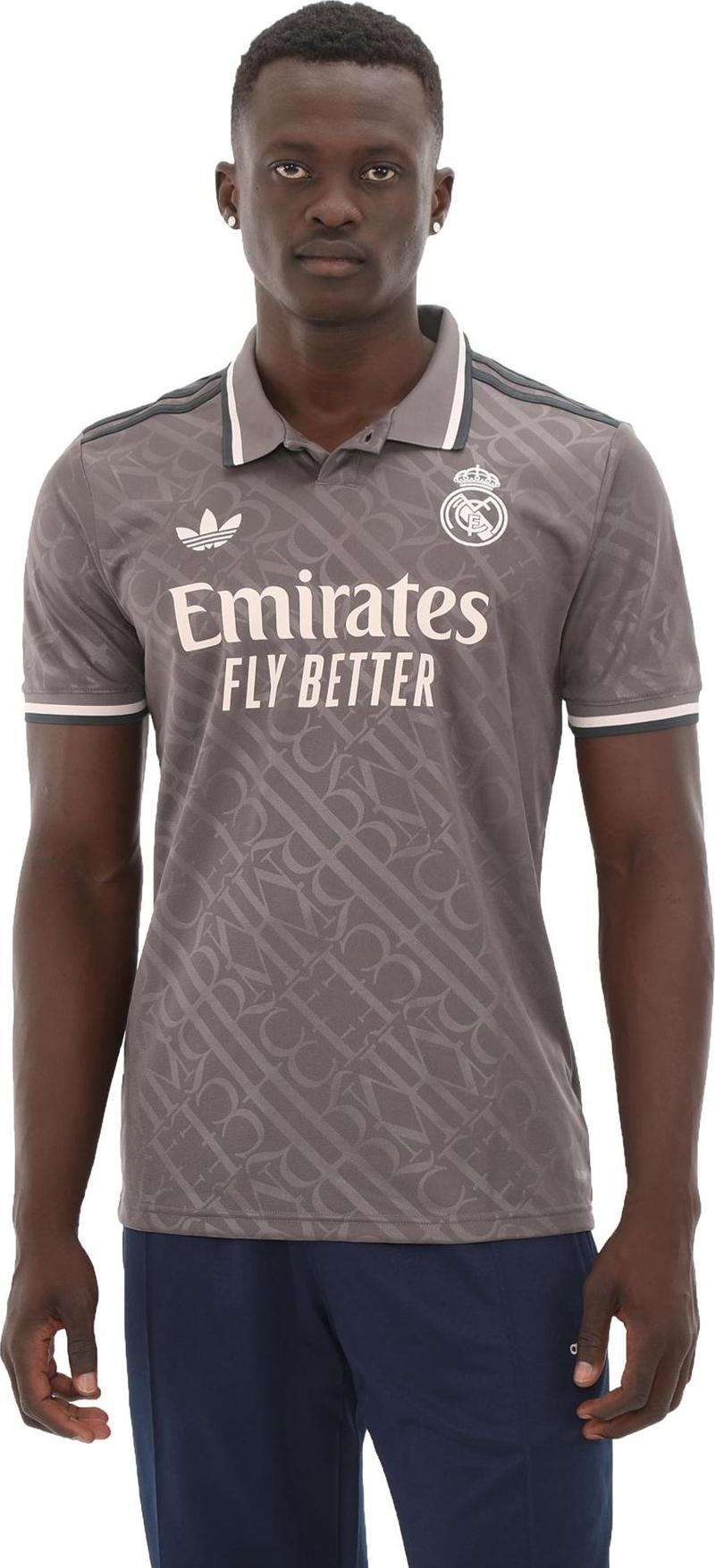 IY1763-E adidas Real Madrid 24-25 3 Erkek Forma Gri