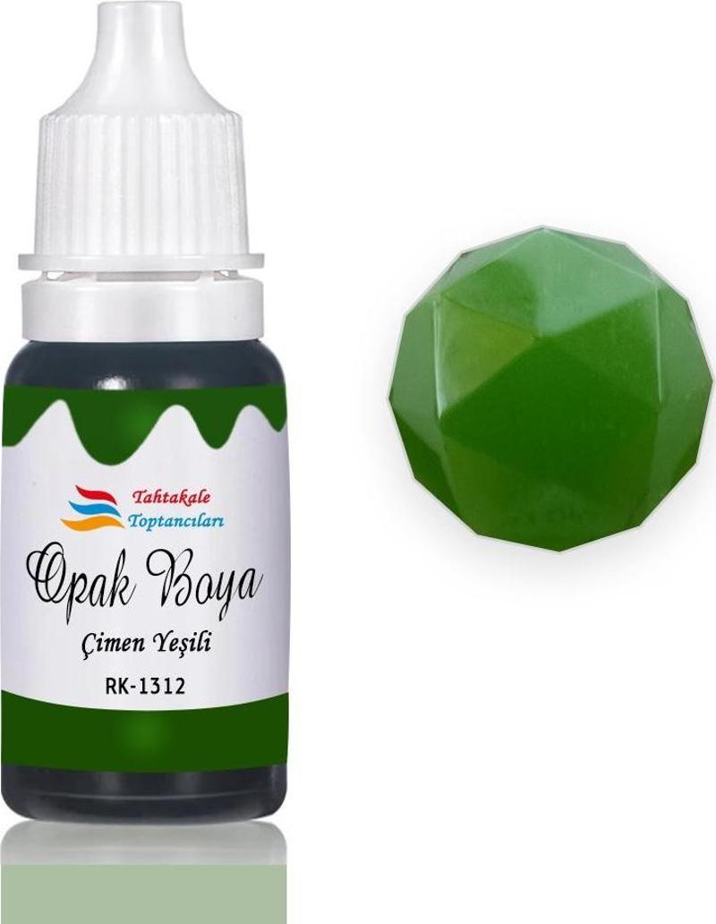 Epoksi Reçine Opak Boya Pigment Opak Epoksi Boyası 20 ML  Çimen Yeşili - 1312