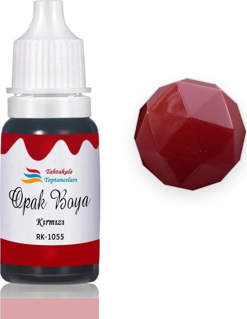 Epoksi Reçine Opak Boya Pigment Opak Epoksi Boyası 20 ML  Kırmızı - 1055