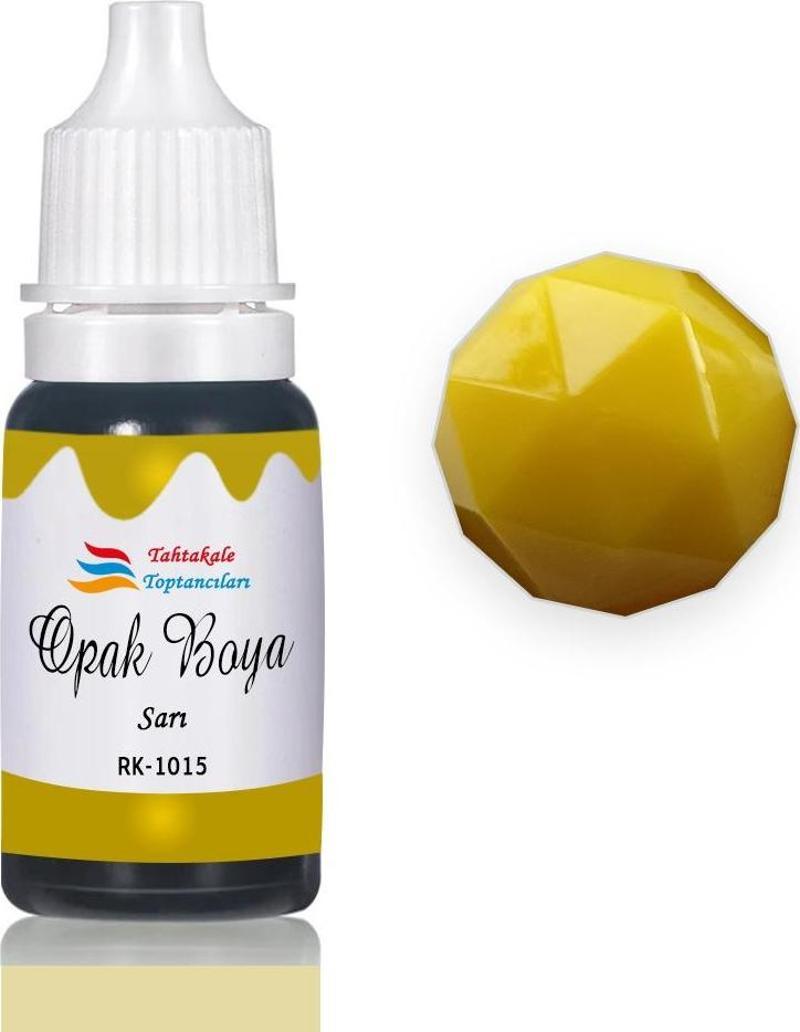 Epoksi Reçine Opak Boya Pigment Opak Epoksi Boyası 20 ML  Sarı - 1015