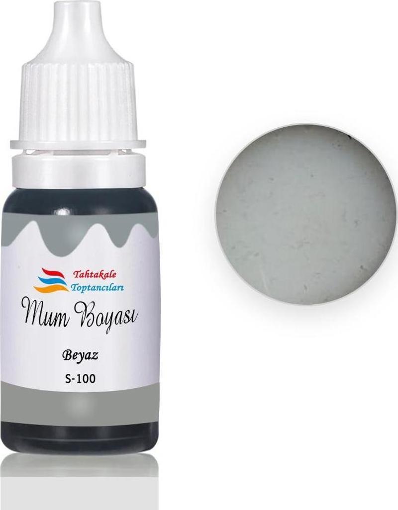 Mum Boyası Sıvı Pigment Boya 20 ML  Beyaz - S100