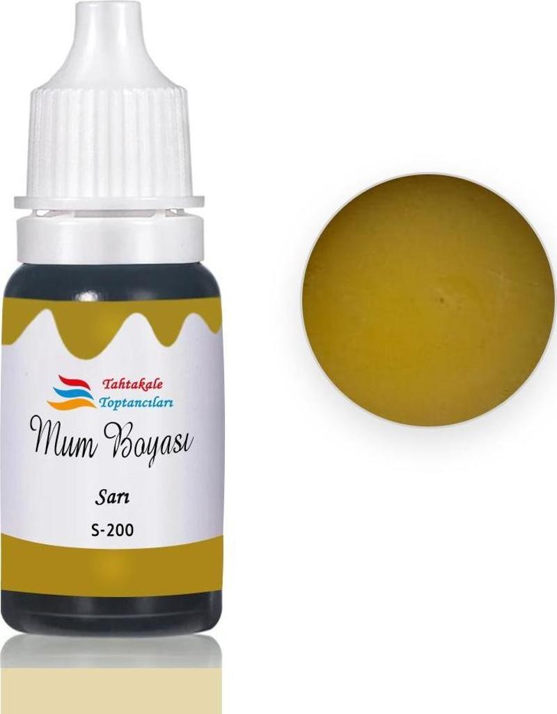 Mum Boyası Sıvı Pigment Boya 20 ML  Sarı - S200