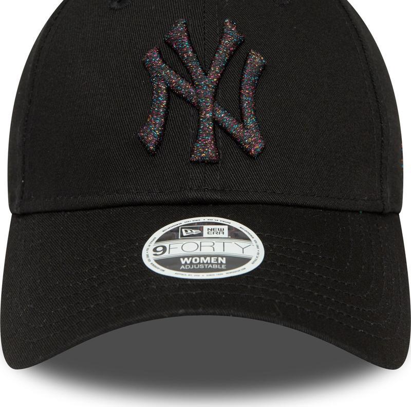 60435260-R New Era Wmns Metallıc Logo 9Forty Neyyan  Blkxmt Kadın Şapka Siyah