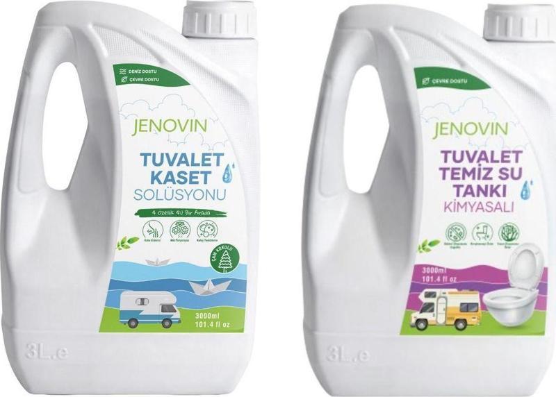 Sifon Temizliği Karavan & Tekne Tuvalet Kimyasalı 3L Katı Atık Parçalama Çam Kokusu