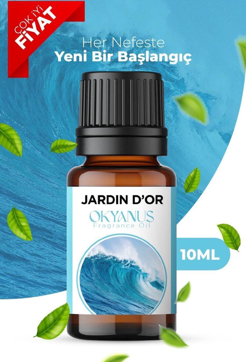 JARDIN D'OR Okyanus Esansiyel Uçucu Koku Yağı Buhurdanlık Yağı Difüzör Esansı Ortam Kokusu 10 ml