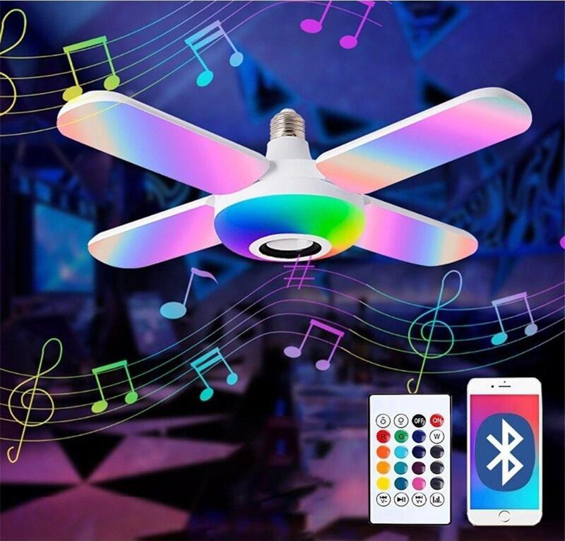 Bluetooth Hoparlör Led Işık Lamba Disko Işık Topu