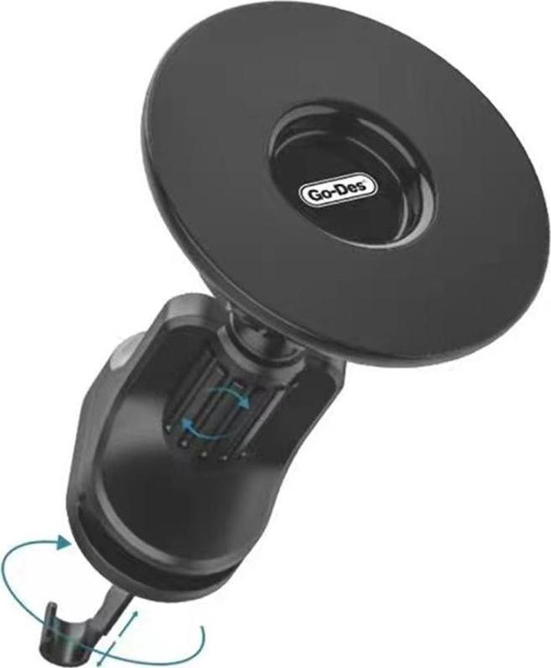 GD-HD909 Magnetik 360 Derece Oynar Başlıklı Araç İçi Telefon Tutucu Havalandırma Tasarım