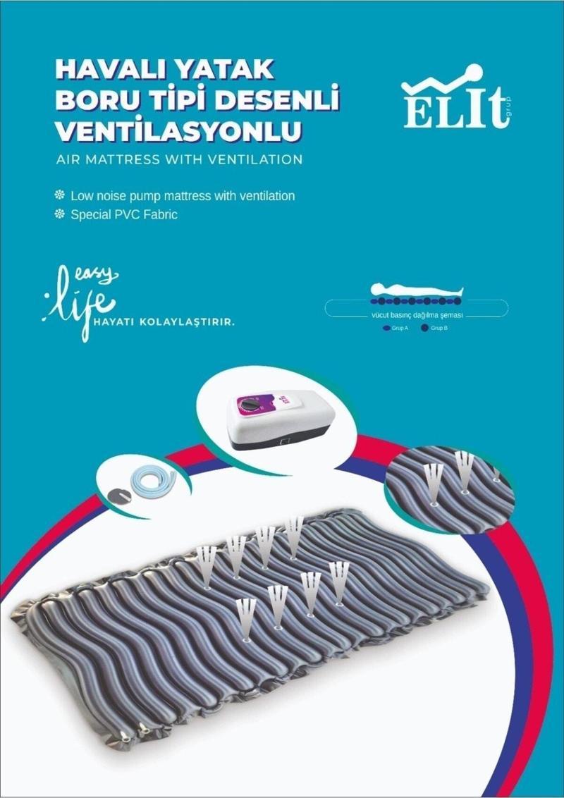 Havalı Yatak Boru Tipi Desenli Ventilasyon Özellikli