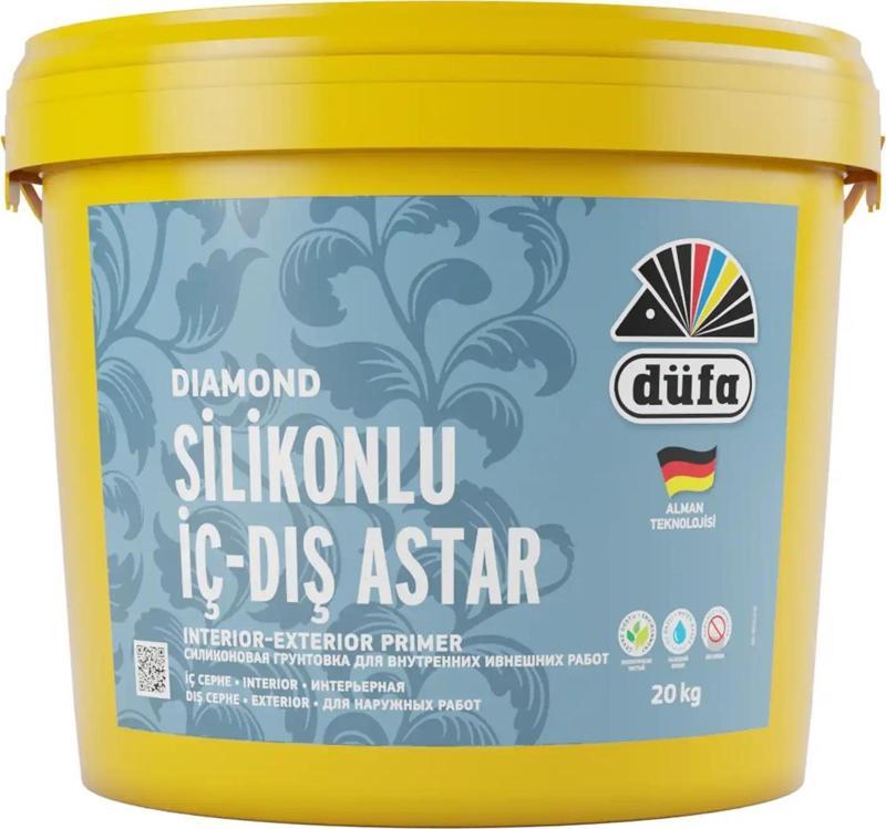 Diamond Silikonlu İç Cephe ve Dış Cephe Astar Beyaz 20 kg