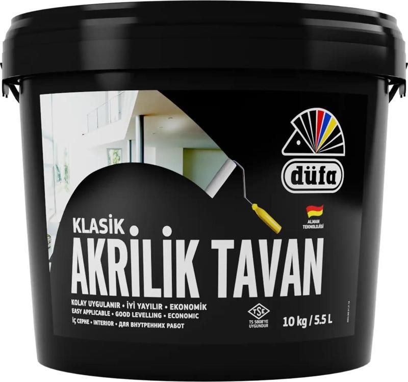 Klasik Tavan Boyası Akrilik Beyaz 10 kg