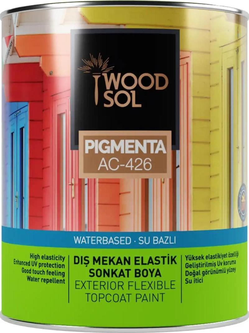 Pigmenta Elastik Sonkat Ahşap Boyası 3304 Rosso 0.75 l