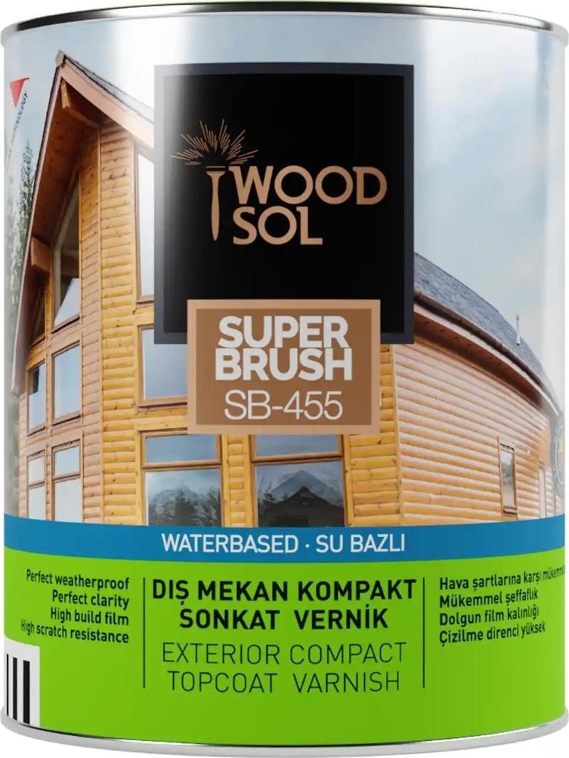 Superbrush Sonkat İpek Mat Ahşap Vernik Şeffaf 0.75 l