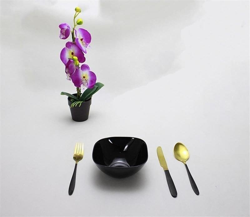 Carine Noir Siyah Çorba Kasesi 6 Lı 14 Cm Kase