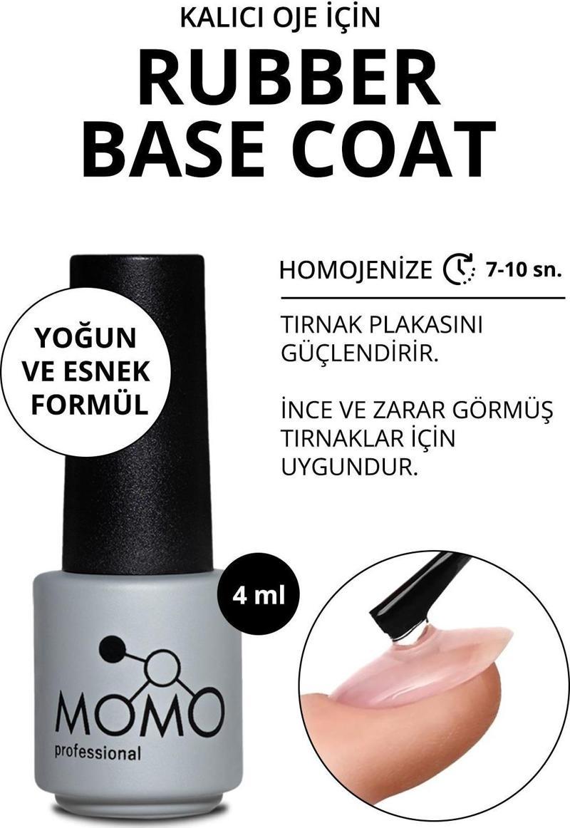 Kalıcı Oje İçin Rubber Base Coat, 4 ml