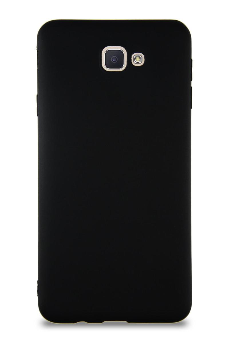 KZY İletişim Samsung Galaxy J7 Prime 2 Kılıf Soft Premier Renkli Silikon Kapak - Siyah