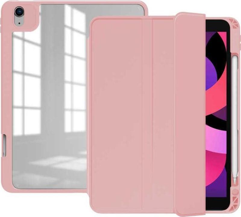 Apple iPad Pro 12.9 2021 (5.Nesil) Kılıf Zore Nort Arkası Şeffaf Standlı Kılıf