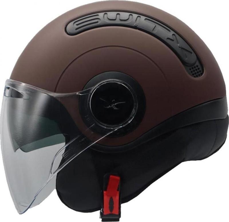 Sx.10 Yarım Kask Kahverengi 2X-LARGE