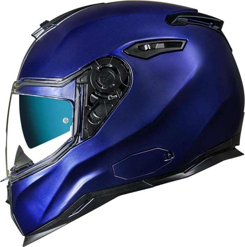 Sx.100 Kapalı Kask Mat Mavi LARGE