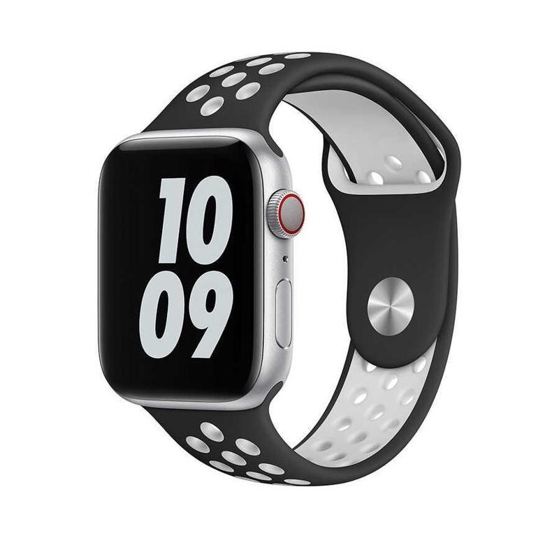 Wiwu wiwu Apple Watch 44mm Wiwu Dual Color Sport Band Silikon Saat Kordon Kayış Bileklik