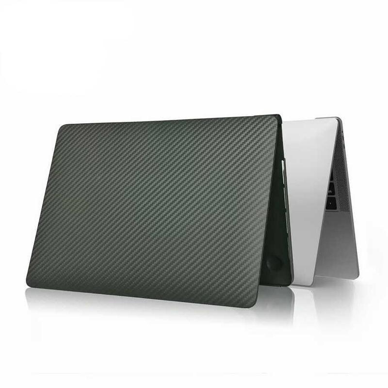 Wiwu wiwu iKavlar MacBook Pro 14 M1 2021 Kapak A2442 uyumlu Karbon Fiber Görünümlü Koruyucu Kılıf