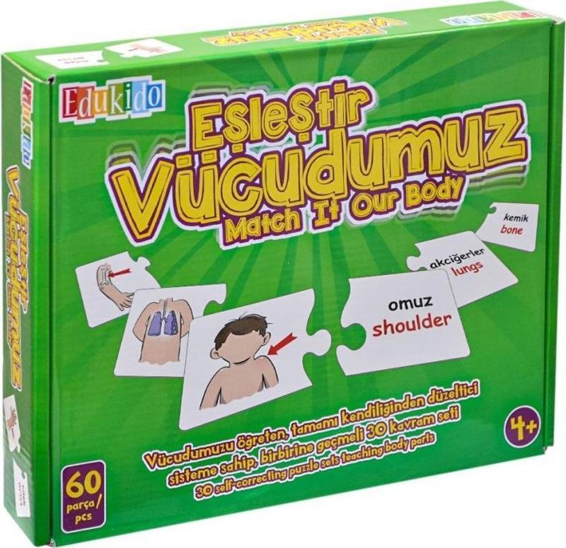 EDU-1008 Vücudumuz Eşleştir Oyunu -Chiva